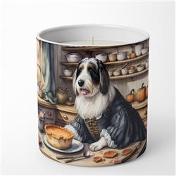 10 oz Unisex Bearded Collie Fall Kitchen Pumpkins Decorative Soy Candle