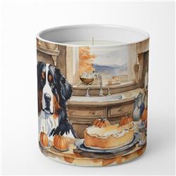 DAC1737CDL 10 oz Unisex Bernese Mountain Dog Fall Kitchen Pumpkins Decorative Soy Candle
