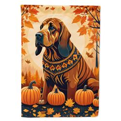 DAC1021GF 15.5 x 11.25 in. Bloodhound Fall Garden Flag