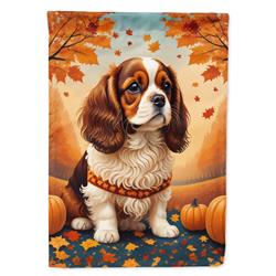 DAC1033GF 15.5 x 11.25 in. Cavalier Spaniel Fall Garden Flag