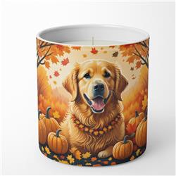 10 oz Unisex Golden Retriever Fall Decorative Soy Candle