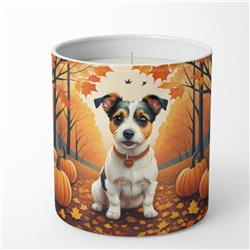10 oz Unisex Jack Russell Terrier Fall Decorative Soy Candle