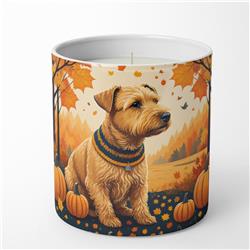 10 oz Unisex Lakeland Terrier Fall Decorative Soy Candle
