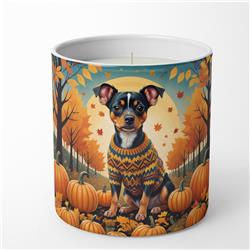 DAC1059CDL 10 oz Unisex Miniature Pinscher Fall Decorative Soy Candle
