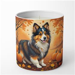 10 oz Unisex Sheltie Fall Decorative Soy Candle