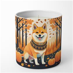 10 oz Unisex Shiba Inu Fall Decorative Soy Candle