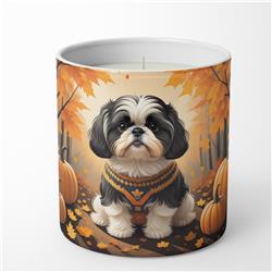 10 oz Unisex Shih Tzu Fall Decorative Soy Candle