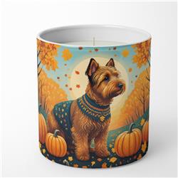 10 oz Unisex Welsh Terrier Fall Decorative Soy Candle