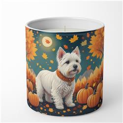 10 oz Unisex Westie Fall Decorative Soy Candle