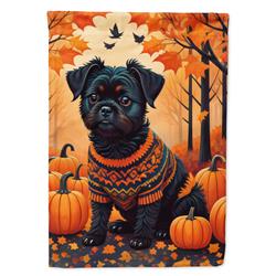 40 x 28 in. Unisex Affenpinscher Fall House Flag
