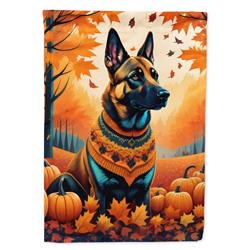 DAC1016CHF 40 x 28 in. Belgian Malinois Fall House Flag