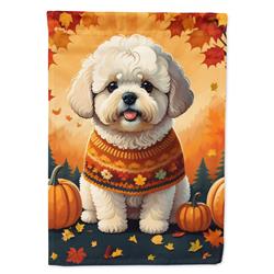 DAC1020CHF 40 x 28 in. Bichon Frise Fall House Flag