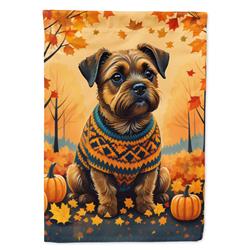 DAC1023CHF 40 x 28 in. Border Terrier Fall House Flag