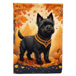 DAC1032CHF 40 x 28 in. Black Cairn Terrier Fall House Flag