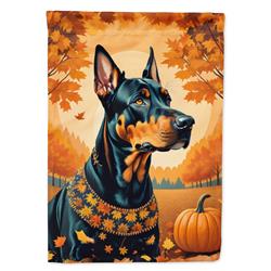 DAC1044CHF 40 x 28 in. Doberman Pinscher Fall House Flag