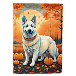 DAC1047CHF 40 x 28 in. White German Shepherd Fall House Flag
