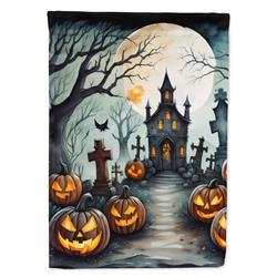 DAC2215CHF 40 x 28 in. Graveyard Spooky Halloween House Flag