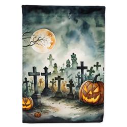 40 x 28 in. Unisex Graveyard Spooky Halloween House Flag