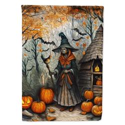 DAC2220CHF 40 x 28 in. Slavic Witch Spooky Halloween House Flag