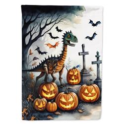 DAC2240CHF 40 x 28 in. Dinosaurs Spooky Halloween House Flag