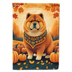 DAC1037GF 15.5 x 11.25 in. Chow Chow Fall Garden Flag