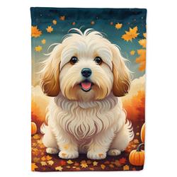 DAC1041GF 15.5 x 11.25 in. Coton De Tulear Fall Garden Flag