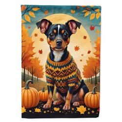 DAC1059GF 15.5 x 11.25 in. Miniature Pinscher Fall Garden Flag