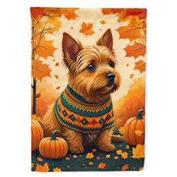 DAC1061GF 15.5 x 11.25 in. Norwich Terrier Fall Garden Flag