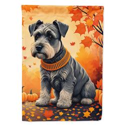 DAC1068GF 15.5 x 11.25 in. Schnauzer Fall Garden Flag