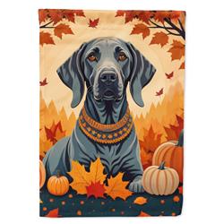 DAC1078GF 15.5 x 11.25 in. Weimaraner Fall Garden Flag