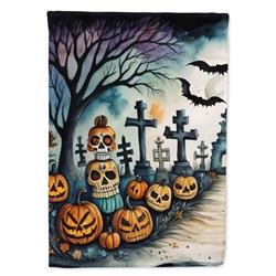 15.5 x 11.25 in. Unisex Day of the Dead Spooky Halloween Garden Flag