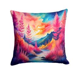 3 x 14 x 14 in. Colorful Astilbe Fabric Decorative Pillow