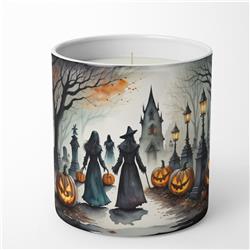 3.25 x 3.75 x 3.25 in. Vampires Spooky Halloween Decorative Soy Candle