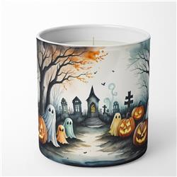 3.25 x 3.75 x 3.25 in. Ghosts Spooky Halloween Decorative Soy Candle