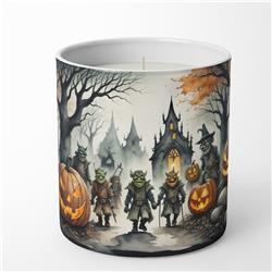 3.25 x 3.75 x 3.25 in. Orcs Spooky Halloween Decorative Soy Candle