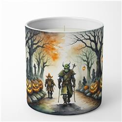3.25 x 3.75 x 3.25 in. Orcs Spooky Halloween Decorative Soy Candle
