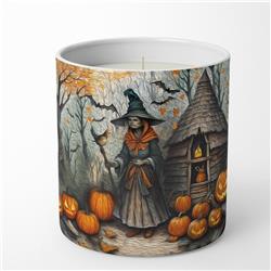 DAC2220CDL 3.25 x 3.75 x 3.25 in. Slavic Witch Spooky Halloween Decorative Soy Candle