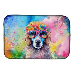 0.2 x 21 x 14 in. Poodle Hippie Dawg Dish Drying Mat