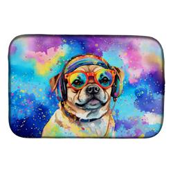 0.2 x 21 x 14 in. Pug Hippie Dawg Dish Drying Mat