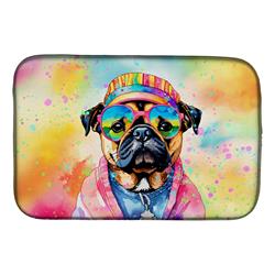 0.2 x 21 x 14 in. Pug Hippie Dawg Dish Drying Mat