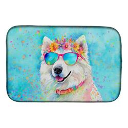 0.2 x 21 x 14 in. Samoyed Hippie Dawg Dish Drying Mat