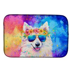 0.2 x 21 x 14 in. Samoyed Hippie Dawg Dish Drying Mat