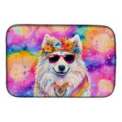 0.2 x 21 x 14 in. Samoyed Hippie Dawg Dish Drying Mat