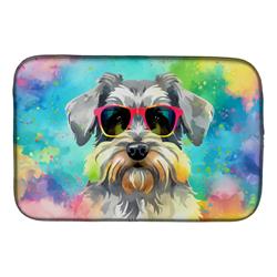 0.2 x 21 x 14 in. Schnauzer Hippie Dawg Dish Drying Mat