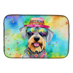 0.2 x 21 x 14 in. Schnauzer Hippie Dawg Dish Drying Mat