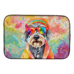 0.2 x 21 x 14 in. Schnauzer Hippie Dawg Dish Drying Mat
