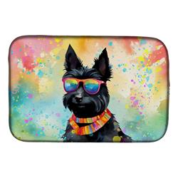 0.2 x 21 x 14 in. Scottish Terrier Hippie Dawg Dish Drying Mat