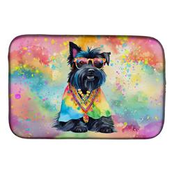 0.2 x 21 x 14 in. Scottish Terrier Hippie Dawg Dish Drying Mat