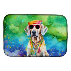 0.2 x 21 x 14 in. Weimaraner Hippie Dawg Dish Drying Mat