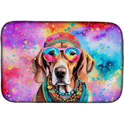 0.2 x 21 x 14 in. Weimaraner Hippie Dawg Dish Drying Mat
